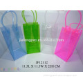 Audit factory various colorful clear PVC wine ice bag